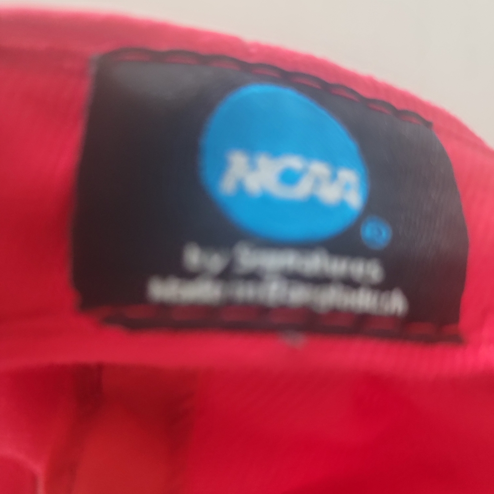 Red Baseball Cap with Gold Terrapins Logo - Picture 5 of 8